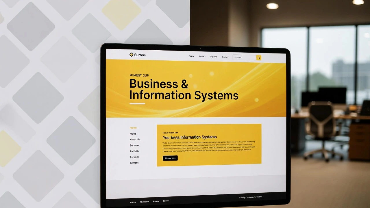 Tampilan sistem Business & Information Management