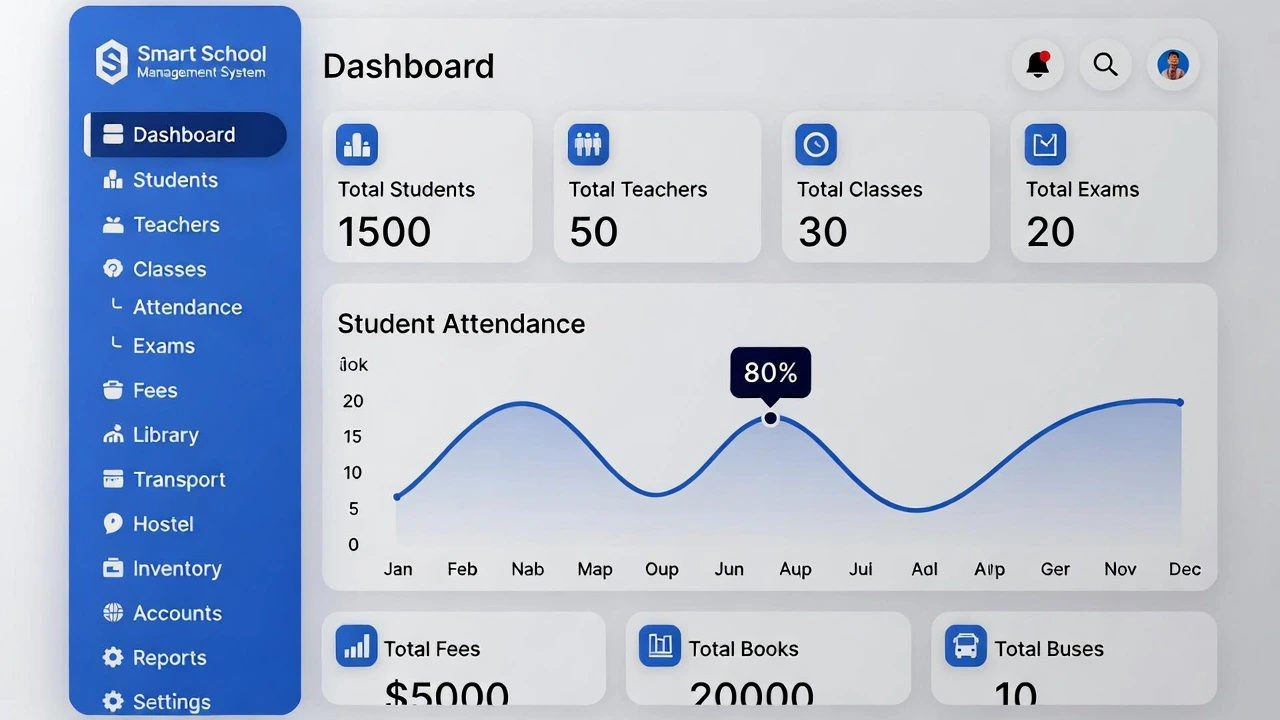 Tampilan Smart School Management System